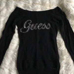 Guess off the shoulder sweater